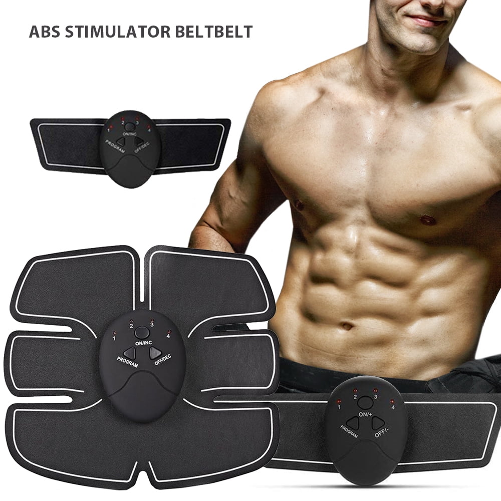 Wireless Portable to-Go Gym Device Fitness Equipment for at-Home Workout Fitness Belt Muscle Toner Muscle Sculpting at Home Abdominal Training Device for Muscles Fitness Trainer