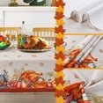 thumbnail image 6 of Thanksgiving Rectangle Tablecloth for Holiday - Fall Tablecloth Turkey Pumpkin Pattern Table Cloth, Decorative Table Cover for Banquet Party Kitchen Dining Room, 60 x 84 Inch, 6 of 6