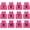 Pink1-12, variant on YOUI-GIFTS Set of 12 Numbered (1-12) Soccer Vests/Sport Pinnies/Training Bibs with Free Carry Bag