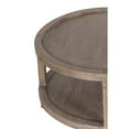 thumbnail image 3 of Porter Designs Lowell Solid White Oak Wood Coffee Table - Brown, 3 of 5
