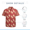 thumbnail image 7 of High Quality Hawaiian Shirts for Men Short Sleeve Aloha Beach Shirt Floral Summer Casual Button Down Shirts Blouses UH3GGR, 7 of 7
