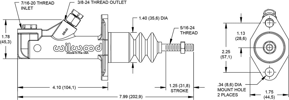 Wilwood 260-15091 Master Cylinder