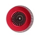 thumbnail image 5 of 76 mm de alto flujo para automóvil, ventilación automática, entrada de aire frío, filtro de ventilación, rojo universal Soledad Filtro de cono de entrada de aire, 5 of 10