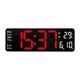thumbnail image 2 of Oversized Digitale Slaapkamer Decor Temperatuur Opknoping Bureau Datum/Dag Mute Rojo-B Zulema Reloj de pared digital, 2 of 8