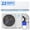 White-115V, variant on Aircold 12000 BTU Mini Split Air Conditioner & Heater, 22 SEER2 208/230V Ductless Inverter AC Heat Pump, WiFi Enabled, Cools & Heats Up to 750 Sq. Ft