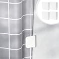 thumbnail image 1 of ZZkhGO Punch Free Shower Curtain Clips, Windproof Shower Curtain Wall Hooks with Strong Stick for Tiles Glass, Multi Functional Curtain Clips, 1 of 6
