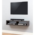 thumbnail image 4 of Wall Mounted Wood TV Console Entertainment Center Wall Decor 48-inch Gray, 4 of 6