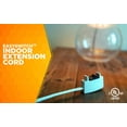 Woods 15 Ft Indoor Extension Cord with Remote On/Off Switch, White