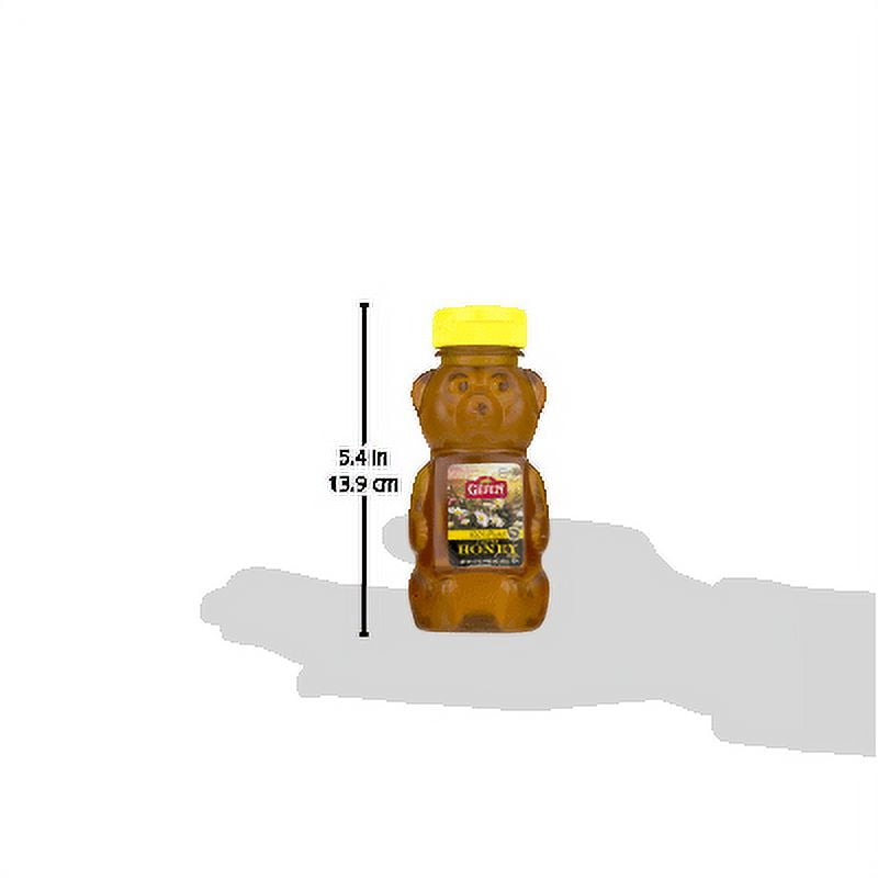 (2 pack) Gefen 100% Clover  Honey Bear, 12oz
