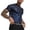 A-Blue320, variant on XIAONU Men's Sparkly Sheer Mesh T Shirts Slim Fit Crew Neck Party Top Breathable Clubwear Casual Tee