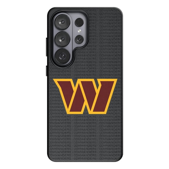 Keyscaper Washington Commanders Text Backdrop Galaxy Magnetic Bump Case