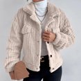 thumbnail image 2 of Vedolay Parkas for Women Cardigan Coat Drape Open Front High Low Hem Coat 2023 Beige,M, 2 of 5