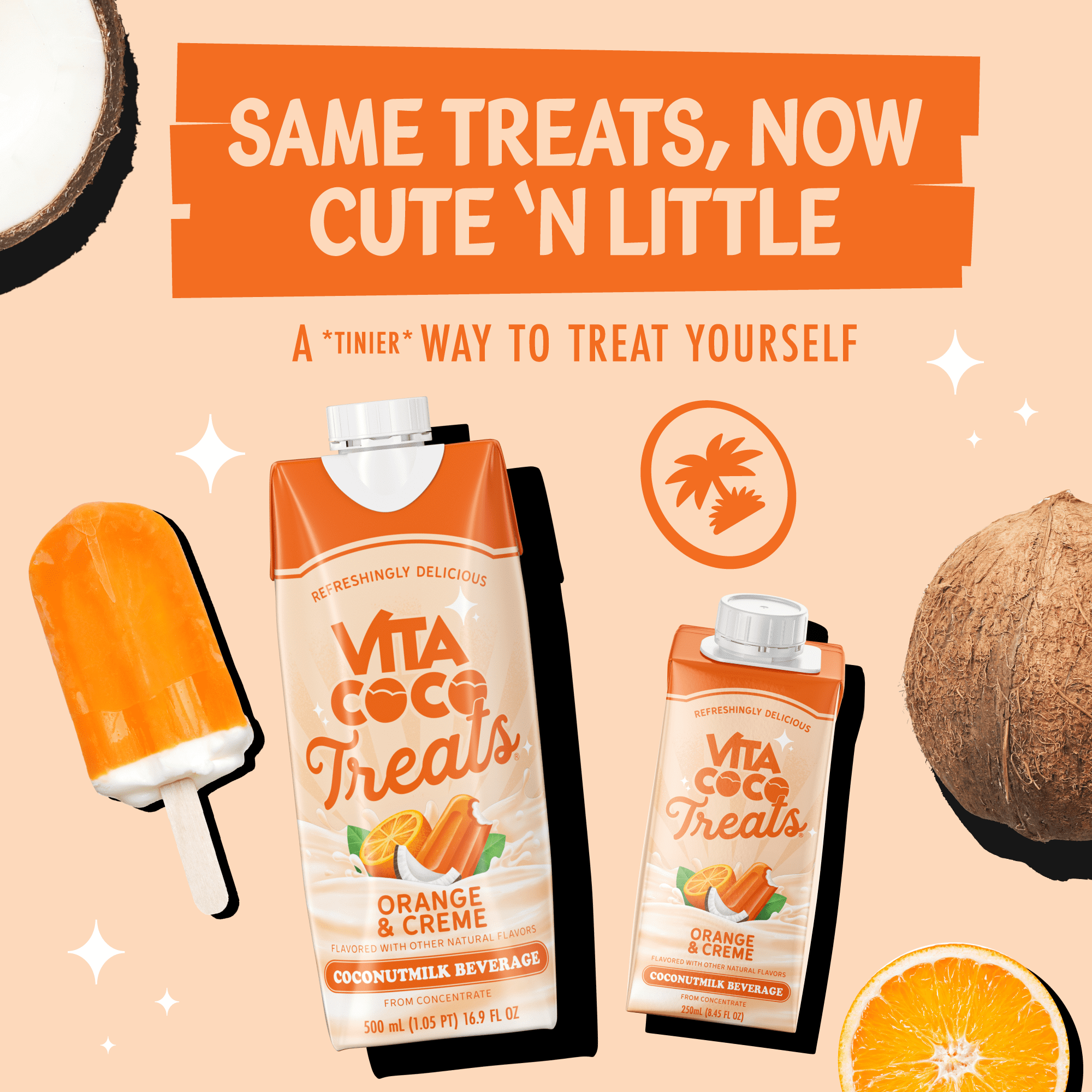 Vita Coco Treats Orange & Creme Coconut Milk Drink - 250mL