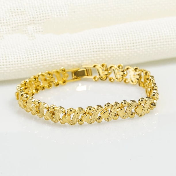 gold plated bracelet for ladies