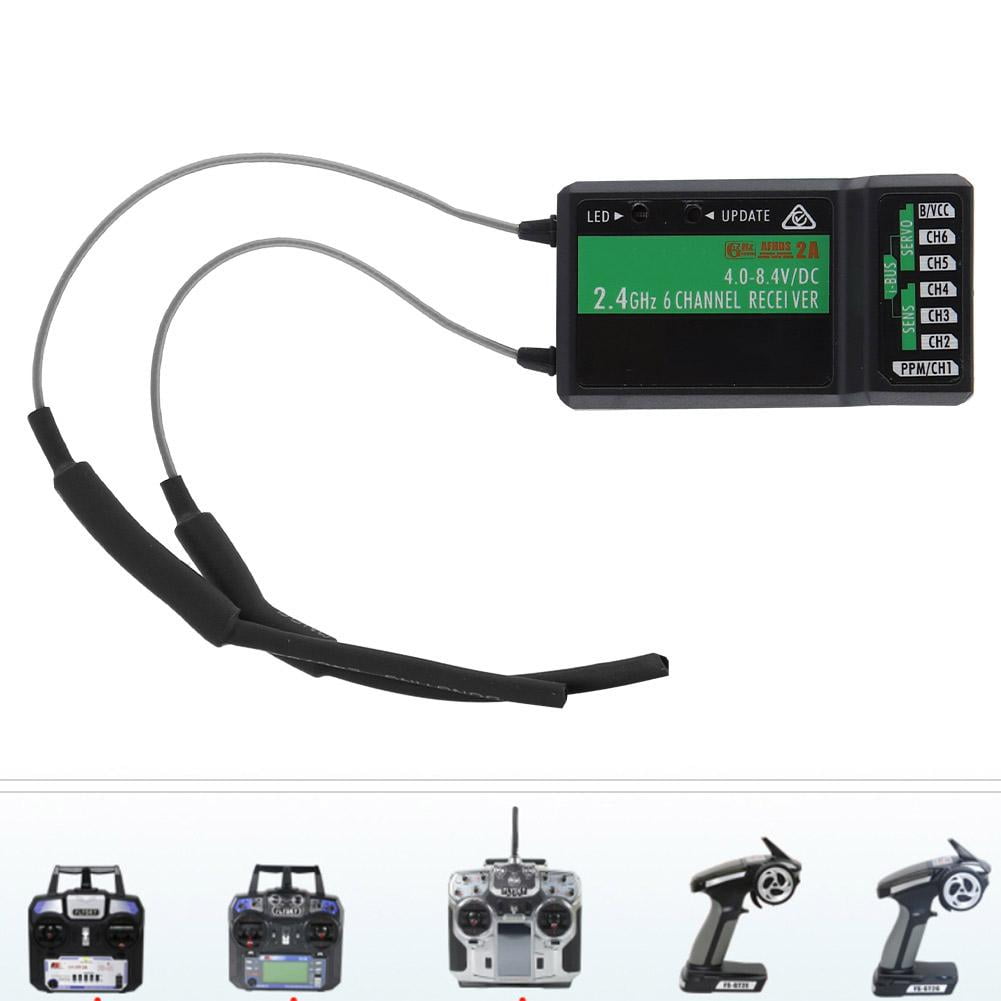 OTVIAP FSiA6B 6CH Receiver for RC Airplane Helicopter Model, RC