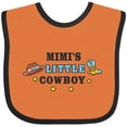thumbnail image 3 of Inktastic Mimis Little Cowboy with Cowboy Hat and Boots Boys Baby Bib, 3 of 4