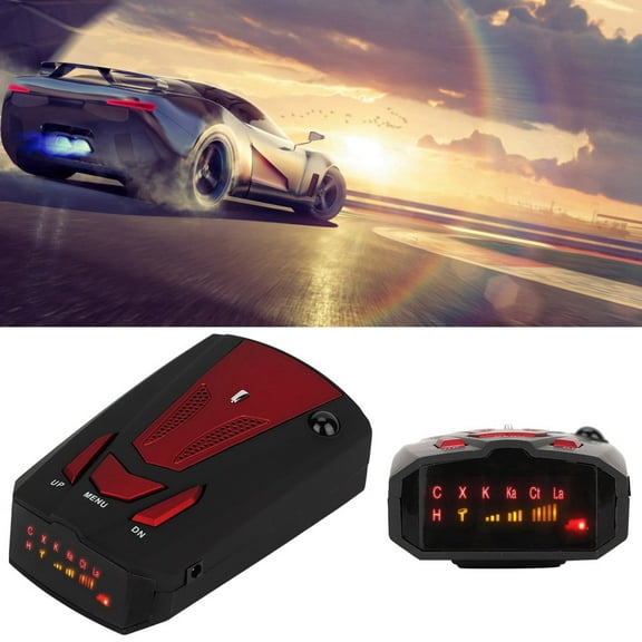 Detector de radar para automóvil, detector de radar láser de 360° y banda de frecuencia de 16 bandas, probado profesionalmente