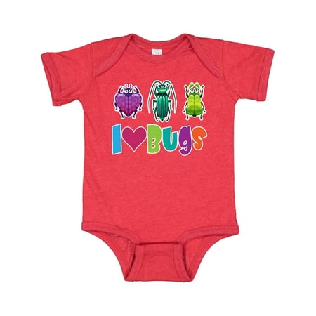 

Inktastic I Love Bugs Gift Baby Boy or Baby Girl Bodysuit