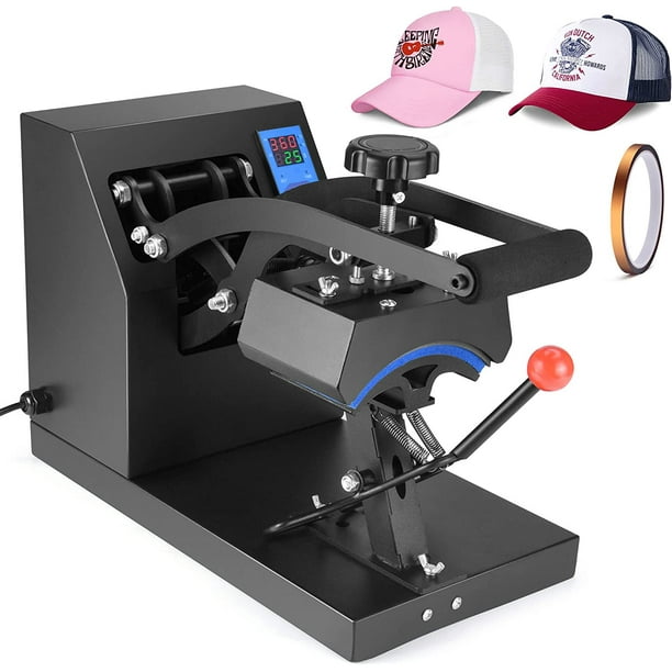 Hat Press 6x3.5 Inch Baseball Cap Heat Press Machine Clamshell Design ...