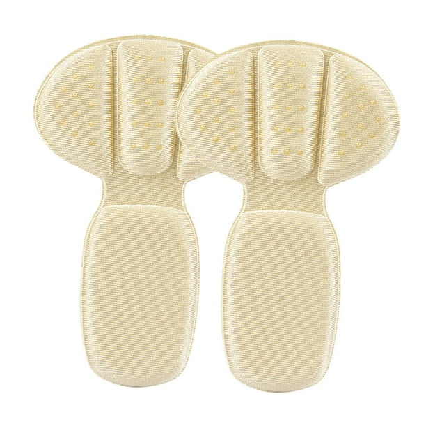 Almohadillas para el talón Yuyangstore 2 en 1 antideslizantes Pétalos beige