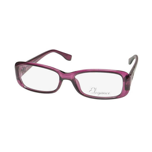ELEGANCE EL215 EYEGLASS FRAME/EYEWEAR COLORFUL CONTEMPORARY PLASTIC ARMS WOMENS