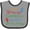 Heather and Black, variant on Inktastic Drummer Like Daddy Boys or Girls Baby Bib