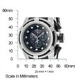 thumbnail image 3 of Invicta Men's 0827 Reserve Zeus Bolt Black Mother of Pearl Dial Rubber Strap Stainless Steel Chronograph Dive Watch, 3 of 4