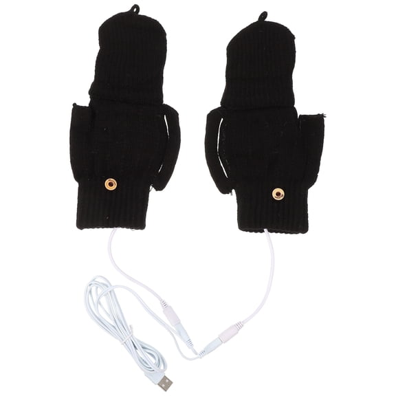WRITWAA Electric Heated Gloves Set, Black Winter Warm Gloves for Outdoor Riding, Hiking, and Cold Weather Adventures