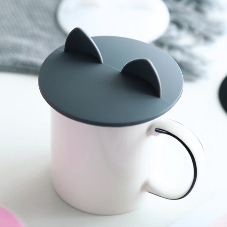 5Pcs Cartoon Silicone Cup Lids Adorable Cup Covers Silicone Drink Covers  Silicone Mug Covers