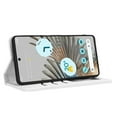 thumbnail image 4 of Nalacover for Google Pixel 7 6.3 inch Wallet Case,Luxury 360 Protection PU Leather Anti-Scratch Hidden Magnetic Closure Flip Folio Kickstand Credit Card Slots Shockproof Phone Cover,White, 4 of 7