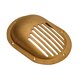 thumbnail image 1 of GROCO Filtro de casco estilo concha de almeja de bronce con anillo de montaje para hasta 2-1/2" a través del casco, 1 of 1