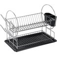 thumbnail image 1 of Duo Dish Rack, Chromed Metal, 50x 36 X 24 Cm, Shiny Silver, 1 of 4