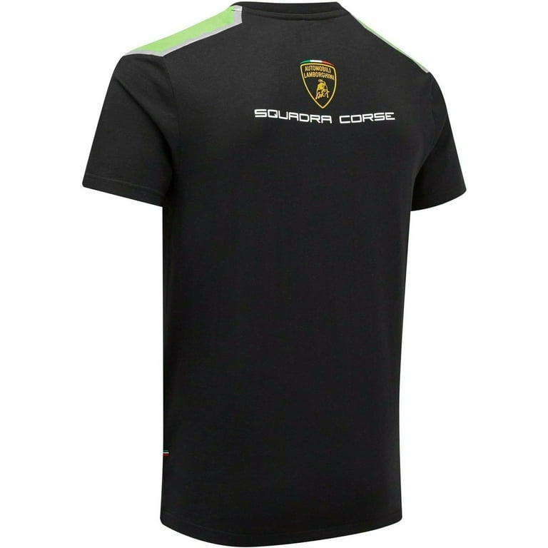 Automobili Lamborghini Squadra Corse Men s Team T Shirt Black Walmart