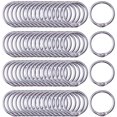 thumbnail image 1 of Antner Book Rings 1-Inch Binder Rings Nickel Plated Metal Loose Leaf Rings, 120 Pack, 1 of 5