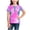 Hot Pink, variant on BFHHYA Kids Easter Shirt Boys Girls Cute Rabbits Print Short Sleeve T-Shirt Summer Round Neck Tops Size 3-14 Years