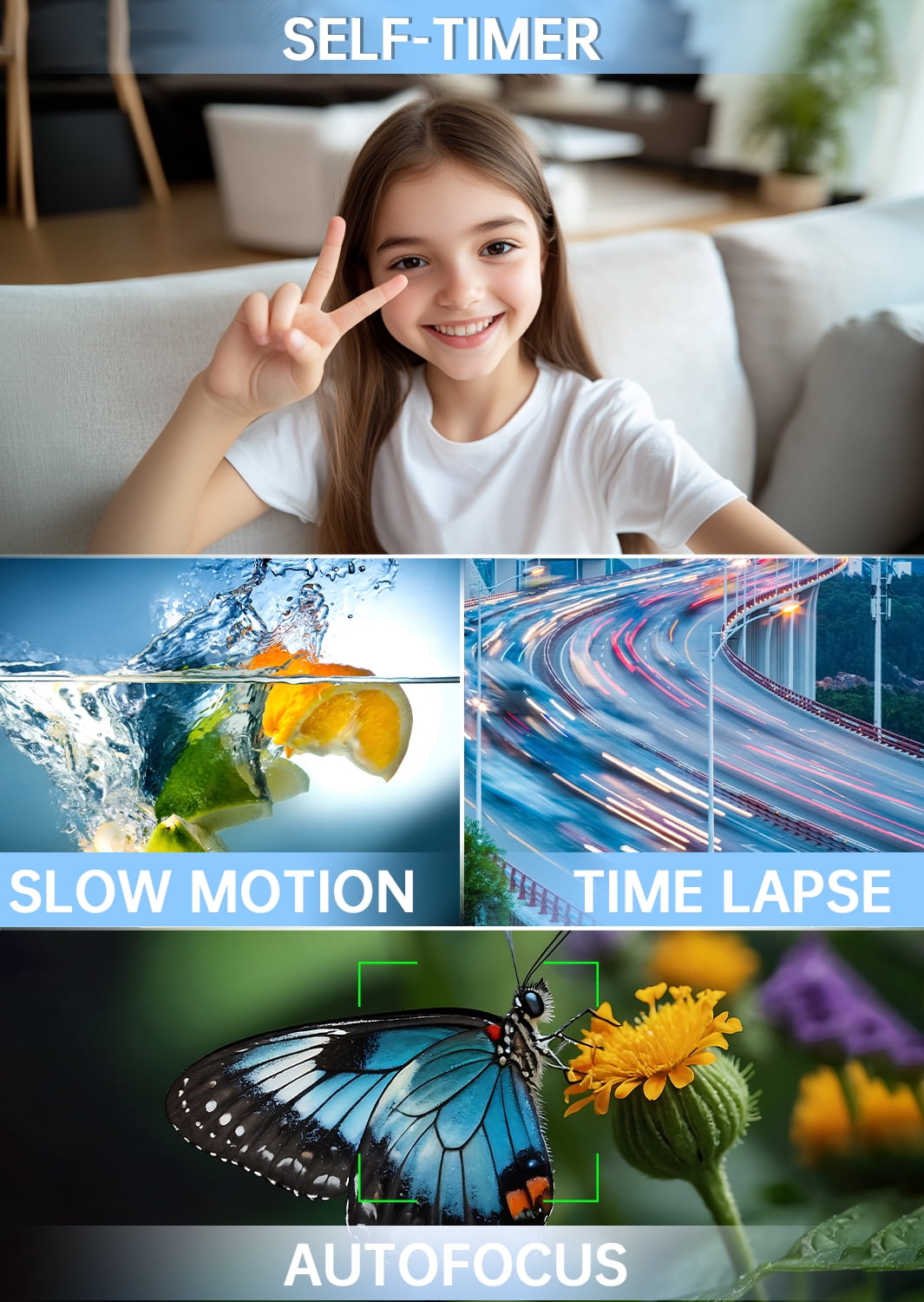 4K Digital Camera 64MP,Froura Dual-Screen Vlogging Camera,18X Zoom,64GB Card,2 Batteries,Point and Shoot Camera for Kids,Teens ,Beginners,Boys ,Girls,Compact Travel Camera,Birthday Gifts,White