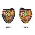 thumbnail image 3 of Non-Slip Mini Oven Mitts With Duck Beak Design Are Easy To Take Off And Wear And Easy To Hang For Oven Pot Tripod Barbecue Casserole Retro Groovy Flowers Pattern (2) 1 Pc, 3 of 7