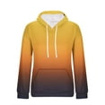 thumbnail image 5 of Women Oversized Hoodies Casual Long Sleeve Loose Fashion Pockets Pullover Tops Gradient Printed Hooded Sweatshirts, 5 of 5
