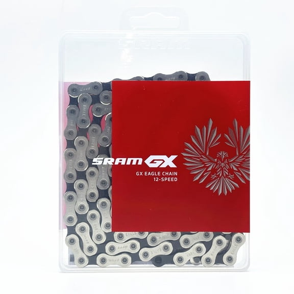 SRAM GX Eagle 12s Chain 126 Links PowerLock Silver Black MTB Bike CN-EAGL-GX-A1
