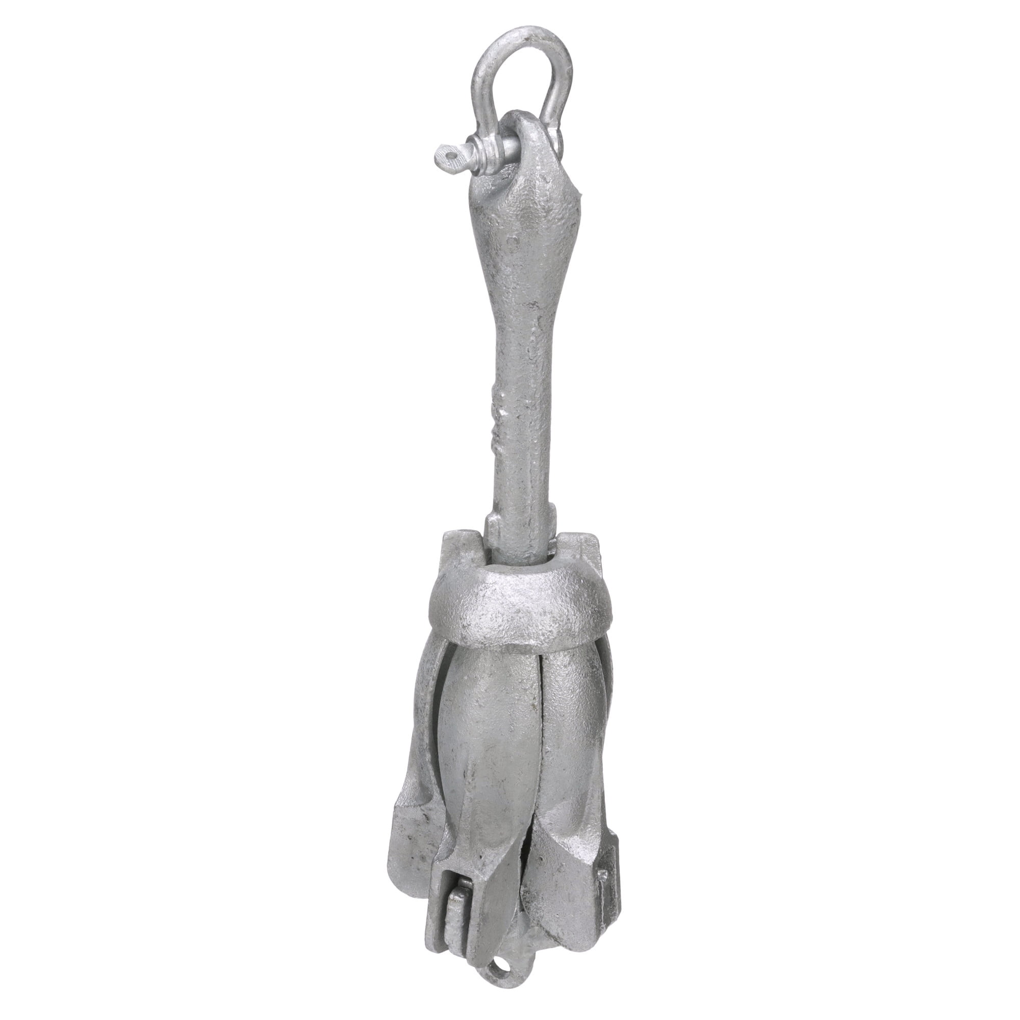 Attwood Grapnel Folding Anchor, Galvanized Iron, Folds for Storage, 5 Pounds