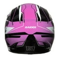 thumbnail image 3 of Raider Motocross RX1 Open Face Helmet DOT Approved - Pink - XL, 3 of 5