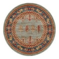 thumbnail image 3 of Unique Loom Fars Collection Area Rug - Darya (3' 3" Round Light Blue/Blue), 3 of 7
