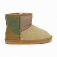 thumbnail image 1 of Emu Australia Little Kids Wallaby Mini Patchwork Chestnut Booties K13105.CHES<span> - </span>12K (Unisex), 1 of 4