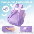 thumbnail image 6 of Gocvo 3pcs Little Girls Backpack for School, Cat Sequin School Backpack with Lunchbox, Cute Bookbag for Kids, 6 of 11