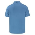 thumbnail image 3 of Men's Cutter & Buck Heather Powder Blue Kansas City Royals Forge Eco Stretch Recycled Polo, 3 of 3