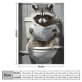 thumbnail image 4 of Autua Raccoon Blanket for All Seasons, Soft Flannel Fabric, Warm and Breathable, Multiple Sizes 50x60in, 4 of 6