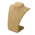 thumbnail image 4 of Simple Necklace Pendant Display Bust Stand Holder Rack, Linen, Stable, 3 Sizes/6 Color Khaki S, 4 of 8