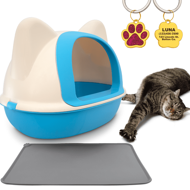Arenero KE WOOW para Gato Grande Cerrado Azul