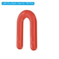 thumbnail image 3 of Uxcell Plastic Shims, Horseshoe U Shims Spacers for Red 1/16", Blue 1/8", Black 3/16", Yellow 1/4" Tile Leveling, 400pcs, 3 of 5