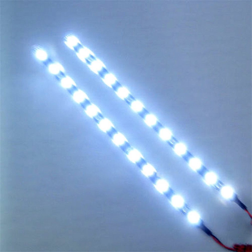 30cm 12V Flexible LED Strip atmosphere lights for cars motorcycles and bicycles 
